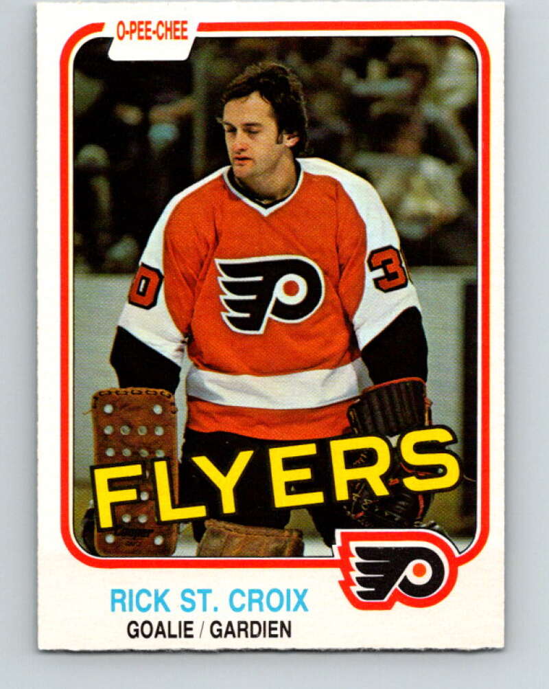 1981-82 O-Pee-Chee #252 Rick St. Croix  RC Rookie Philadelphia Flyers  V31283
