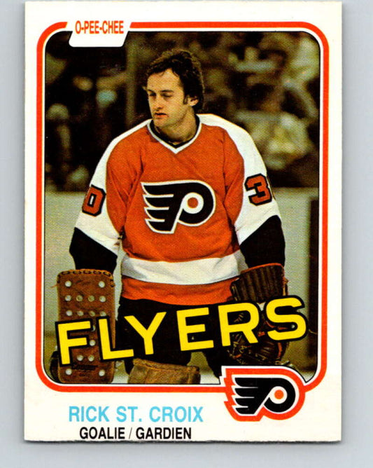1981-82 O-Pee-Chee #252 Rick St. Croix  RC Rookie Philadelphia Flyers  V31284