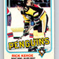 1981-82 O-Pee-Chee #254 Rick Kehoe  Pittsburgh Penguins  V31291