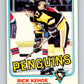 1981-82 O-Pee-Chee #254 Rick Kehoe  Pittsburgh Penguins  V31292