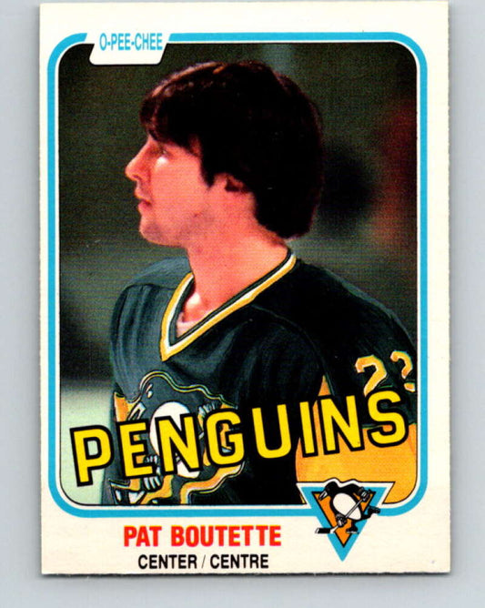 1981-82 O-Pee-Chee #255 Pat Boutette  Pittsburgh Penguins  V31295