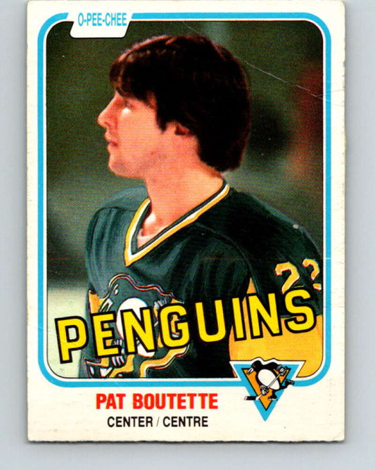 1981-82 O-Pee-Chee #255 Pat Boutette  Pittsburgh Penguins  V31300