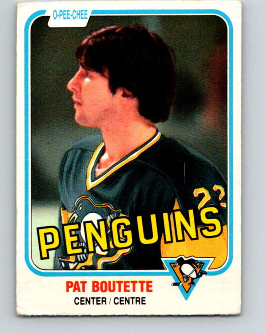 1981-82 O-Pee-Chee #255 Pat Boutette  Pittsburgh Penguins  V31301