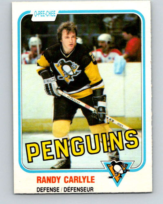 1981-82 O-Pee-Chee #256 Randy Carlyle  Pittsburgh Penguins  V31305