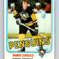 1981-82 O-Pee-Chee #256 Randy Carlyle  Pittsburgh Penguins  V31307