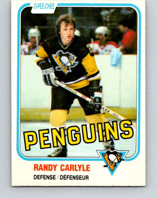 1981-82 O-Pee-Chee #256 Randy Carlyle  Pittsburgh Penguins  V31307