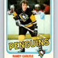 1981-82 O-Pee-Chee #256 Randy Carlyle  Pittsburgh Penguins  V31308