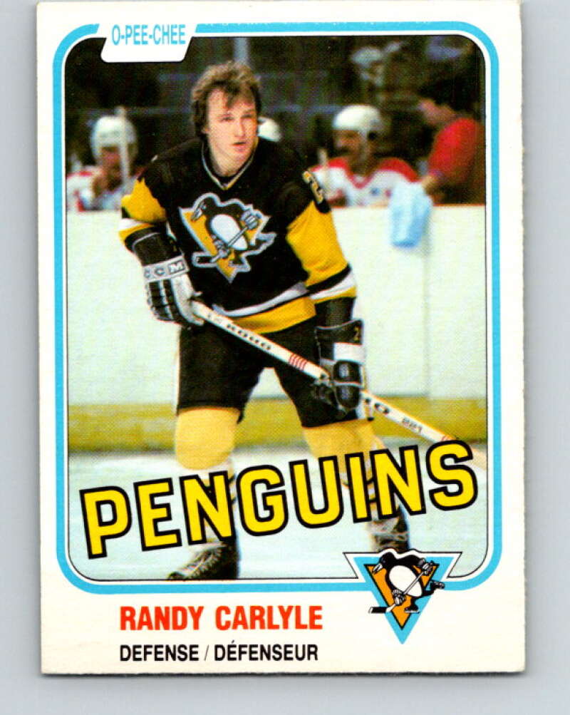 1981-82 O-Pee-Chee #256 Randy Carlyle  Pittsburgh Penguins  V31309