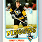1981-82 O-Pee-Chee #256 Randy Carlyle  Pittsburgh Penguins  V31310
