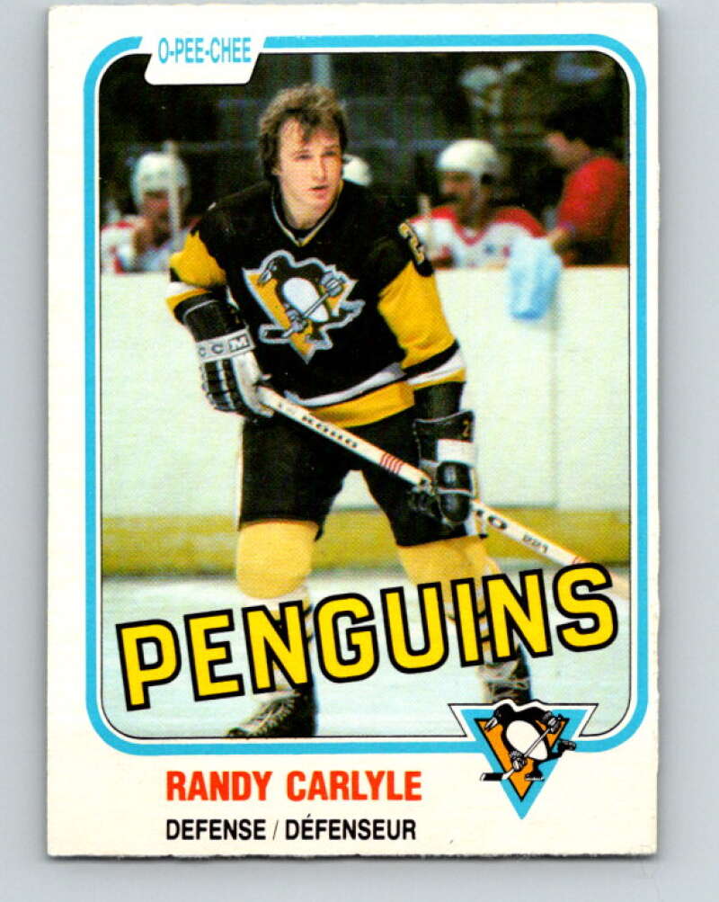 1981-82 O-Pee-Chee #256 Randy Carlyle  Pittsburgh Penguins  V31310