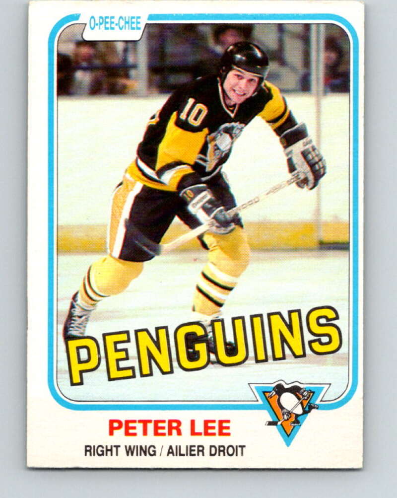 1981-82 O-Pee-Chee #258 Peter Lee  Pittsburgh Penguins  V31316