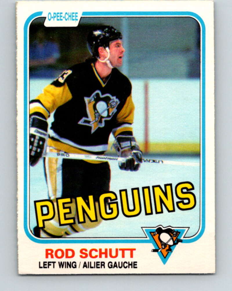 1981-82 O-Pee-Chee #259 Rod Schutt  Pittsburgh Penguins  V31323