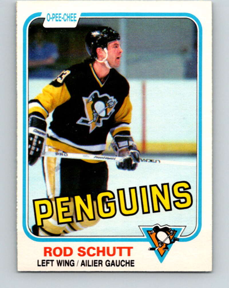 1981-82 O-Pee-Chee #259 Rod Schutt  Pittsburgh Penguins  V31324