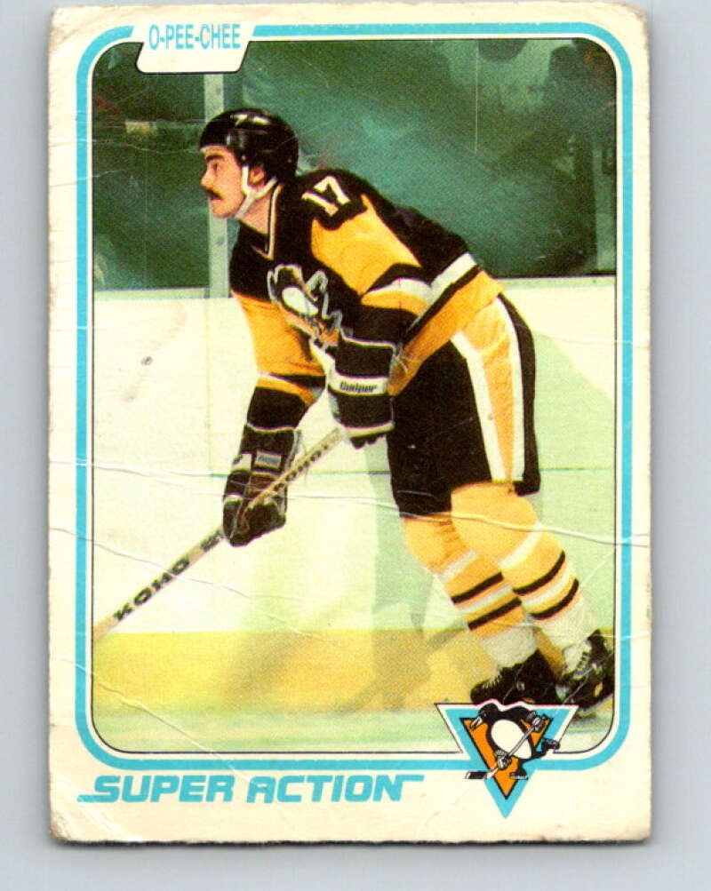 1981-82 O-Pee-Chee #260 Rick Kehoe  Pittsburgh Penguins  V31326