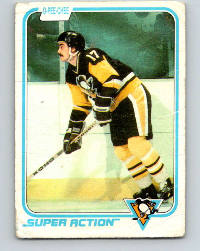 1981-82 O-Pee-Chee #260 Rick Kehoe  Pittsburgh Penguins  V31328