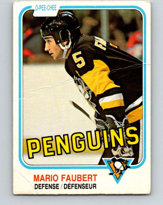 1981-82 O-Pee-Chee #261 Mario Faubert  Pittsburgh Penguins  V31339