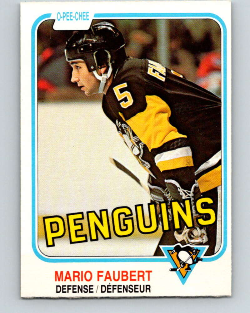 1981-82 O-Pee-Chee #261 Mario Faubert  Pittsburgh Penguins  V31342