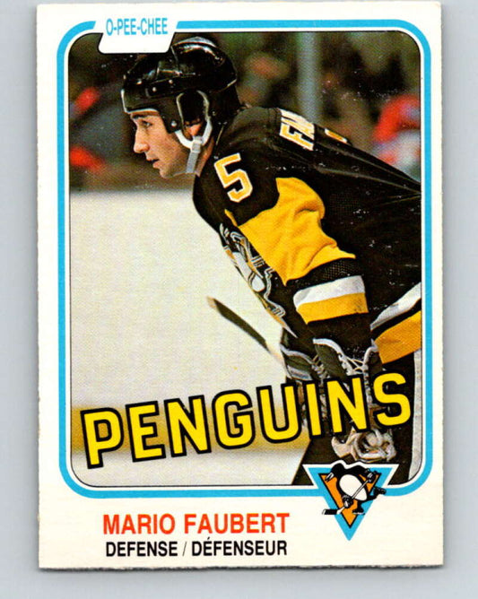 1981-82 O-Pee-Chee #261 Mario Faubert  Pittsburgh Penguins  V31346