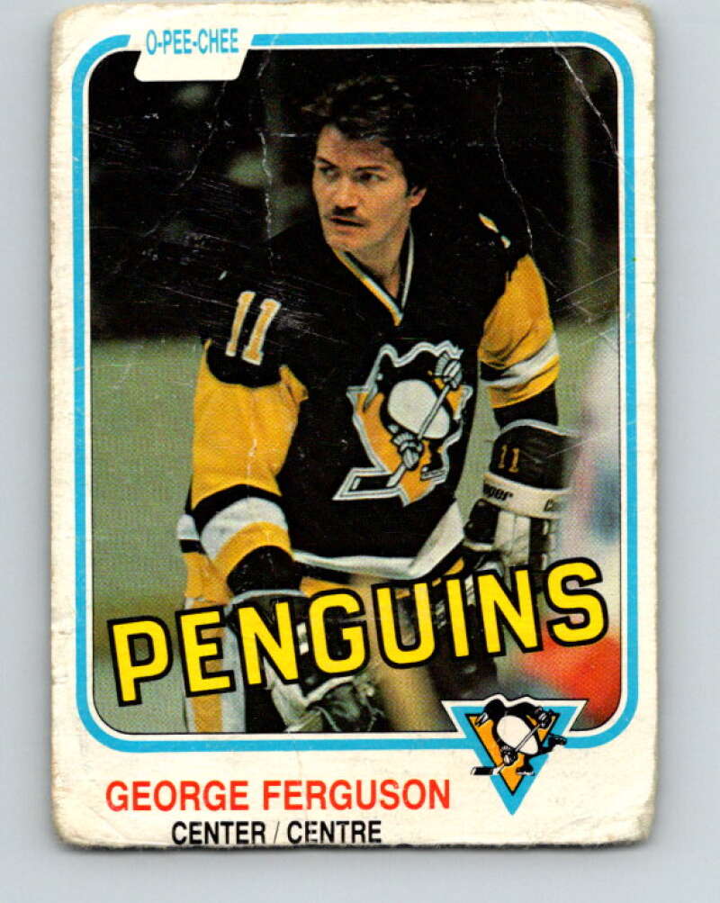 1981-82 O-Pee-Chee #262 George Ferguson  Pittsburgh Penguins  V31350