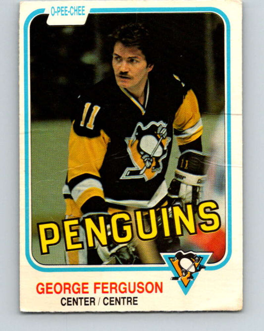 1981-82 O-Pee-Chee #262 George Ferguson  Pittsburgh Penguins  V31351