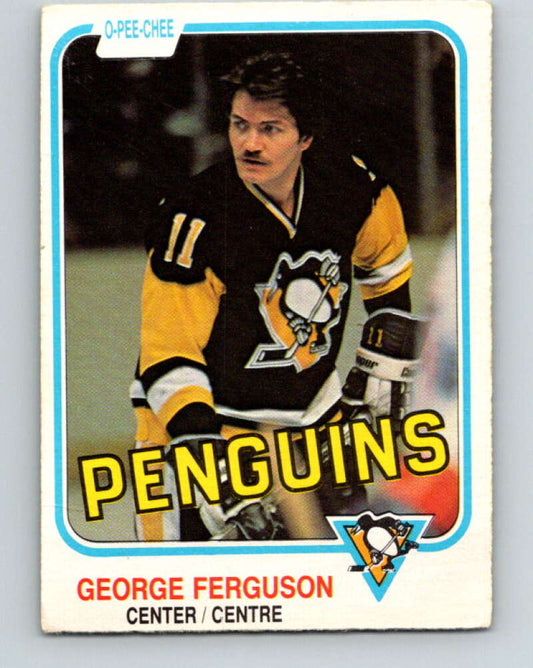 1981-82 O-Pee-Chee #262 George Ferguson  Pittsburgh Penguins  V31352