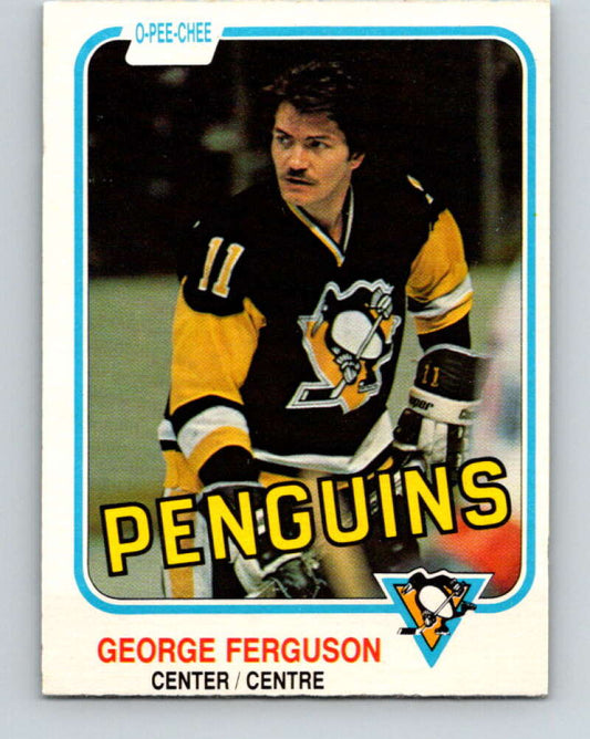 1981-82 O-Pee-Chee #262 George Ferguson  Pittsburgh Penguins  V31353