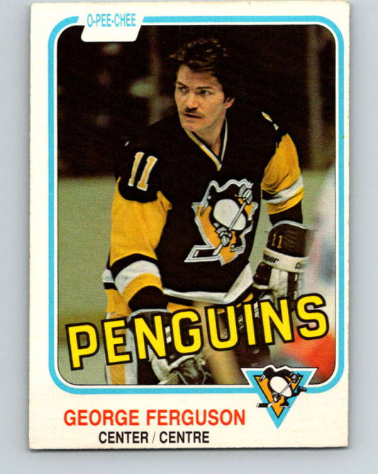 1981-82 O-Pee-Chee #262 George Ferguson  Pittsburgh Penguins  V31355