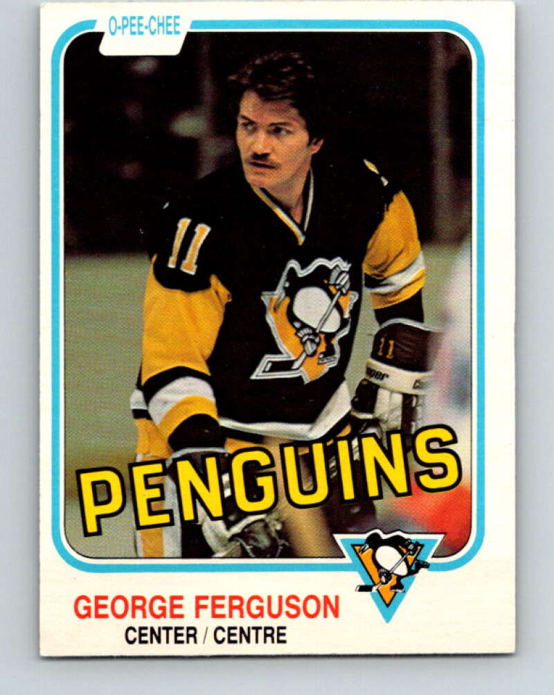 1981-82 O-Pee-Chee #262 George Ferguson  Pittsburgh Penguins  V31356