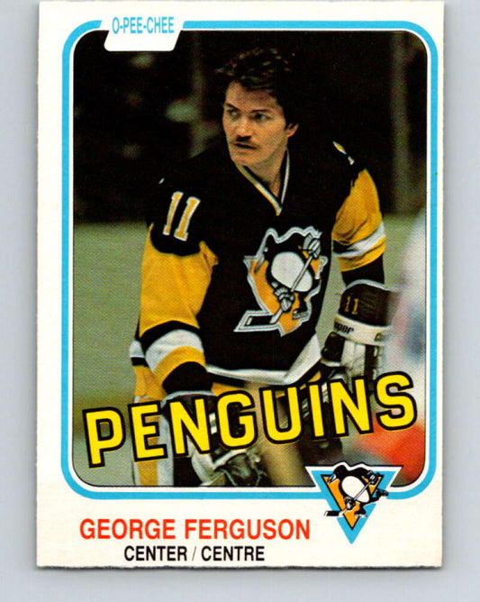 1981-82 O-Pee-Chee #262 George Ferguson  Pittsburgh Penguins  V31357