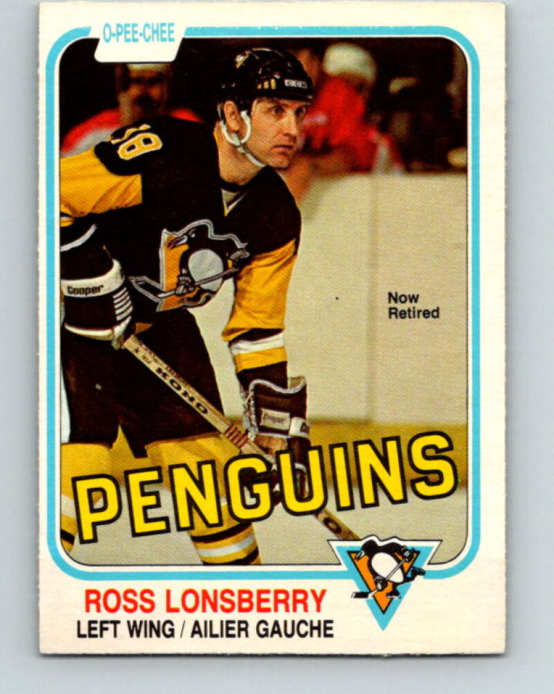 1981-82 O-Pee-Chee #263 Ross Lonsberry  Pittsburgh Penguins  V31361