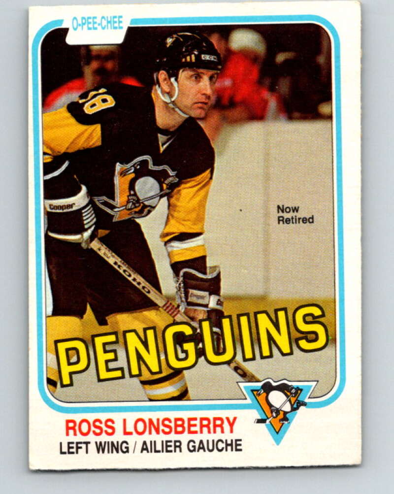 1981-82 O-Pee-Chee #263 Ross Lonsberry  Pittsburgh Penguins  V31362