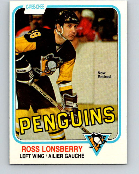 1981-82 O-Pee-Chee #263 Ross Lonsberry  Pittsburgh Penguins  V31363