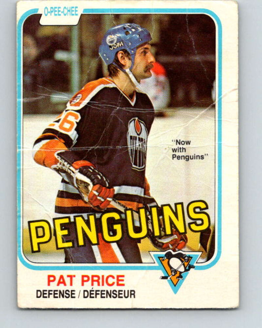 1981-82 O-Pee-Chee #265 Pat Price  Pittsburgh Penguins  V31373