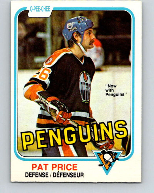 1981-82 O-Pee-Chee #265 Pat Price  Pittsburgh Penguins  V31374