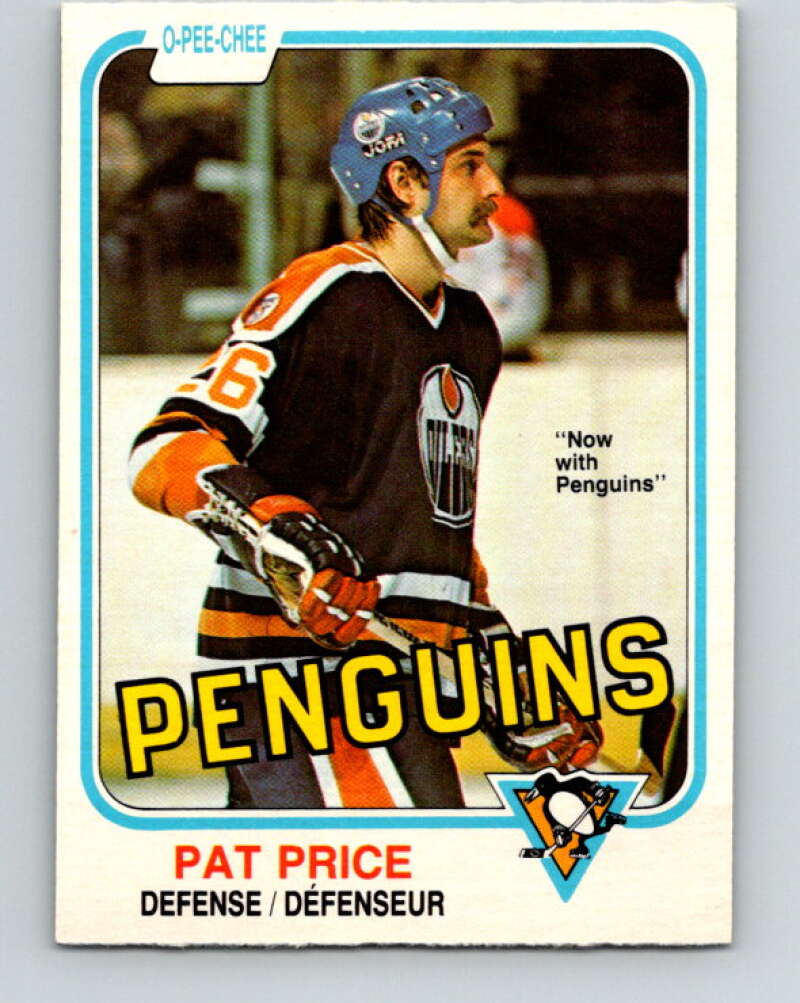 1981-82 O-Pee-Chee #265 Pat Price  Pittsburgh Penguins  V31375