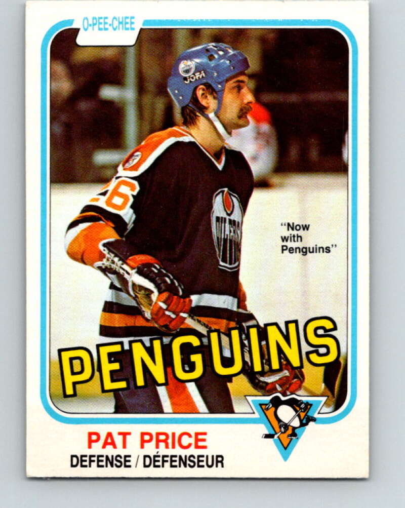 1981-82 O-Pee-Chee #265 Pat Price  Pittsburgh Penguins  V31376