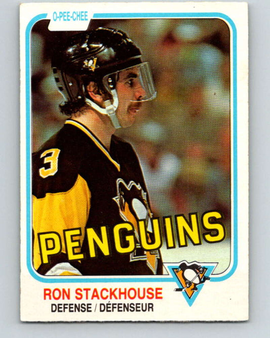 1981-82 O-Pee-Chee #266 Ron Stackhouse  Pittsburgh Penguins  V31377