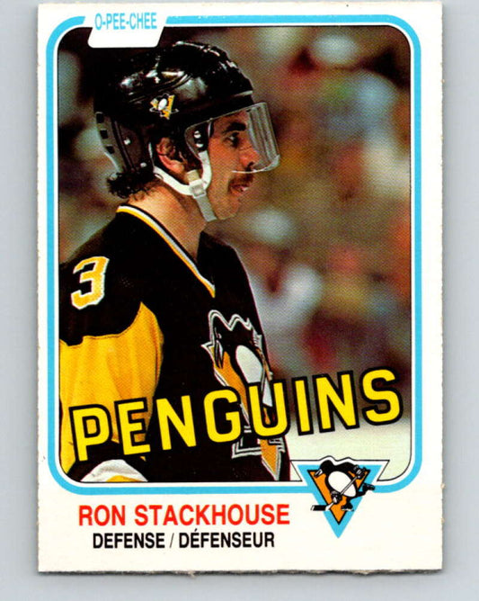 1981-82 O-Pee-Chee #266 Ron Stackhouse  Pittsburgh Penguins  V31386