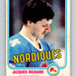 1981-82 O-Pee-Chee #268 Jacques Richard  Quebec Nordiques  V31403