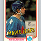 1981-82 O-Pee-Chee #271 Kim Clackson RC Rookie Maple Leafs  V31416