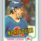 1981-82 O-Pee-Chee #278 Pierre Lacroix  RC Rookie Quebec Nordiques  V31452
