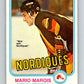 1981-82 O-Pee-Chee #279 Mario Marois  RC Rookie Quebec Nordiques  V31465