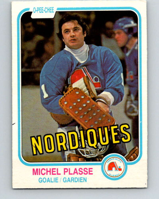 1981-82 O-Pee-Chee #281 Michel Plasse  Quebec Nordiques  V31479