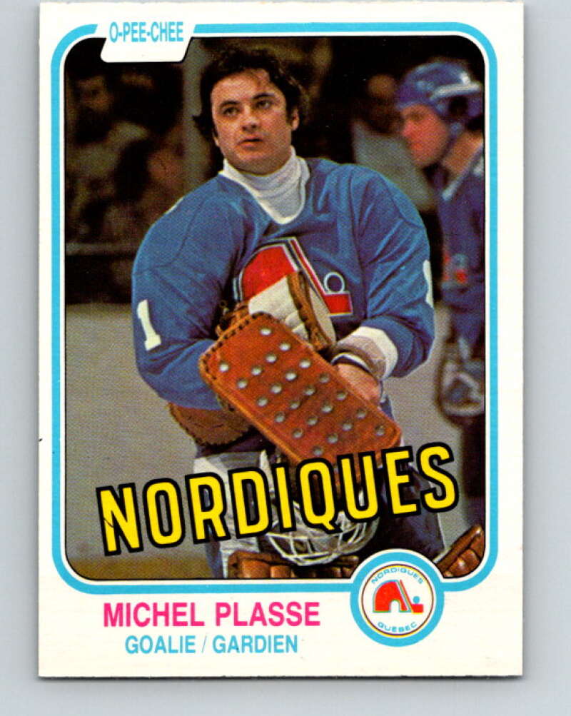 1981-82 O-Pee-Chee #281 Michel Plasse  Quebec Nordiques  V31481