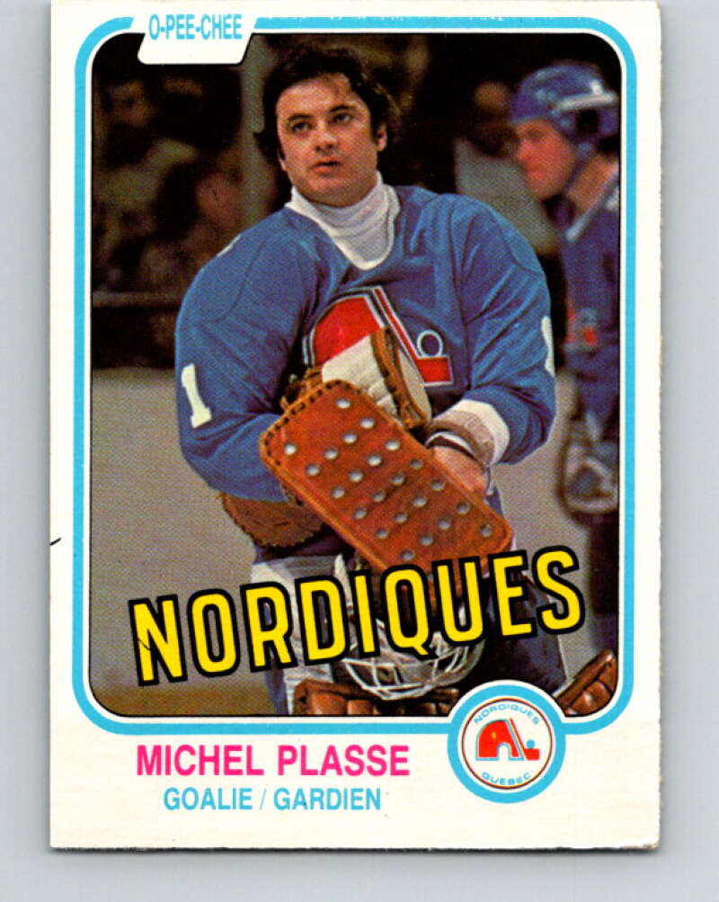 1981-82 O-Pee-Chee #281 Michel Plasse  Quebec Nordiques  V31482