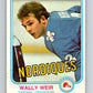 1981-82 O-Pee-Chee #284 Wally Weir  Quebec Nordiques  V31494