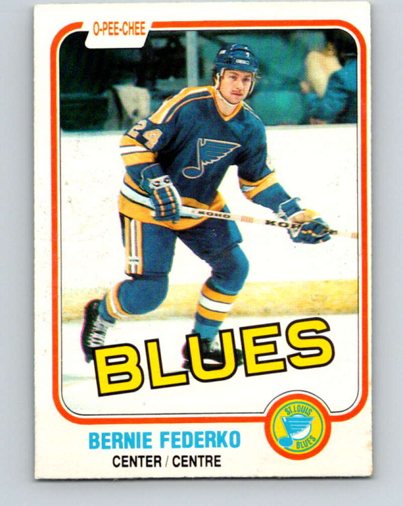 1981-82 O-Pee-Chee #288 Bernie Federko  St. Louis Blues  V31519