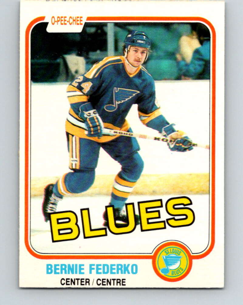 1981-82 O-Pee-Chee #288 Bernie Federko  St. Louis Blues  V31520