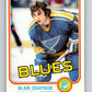 1981-82 O-Pee-Chee #291 Blair Chapman  St. Louis Blues  V31540
