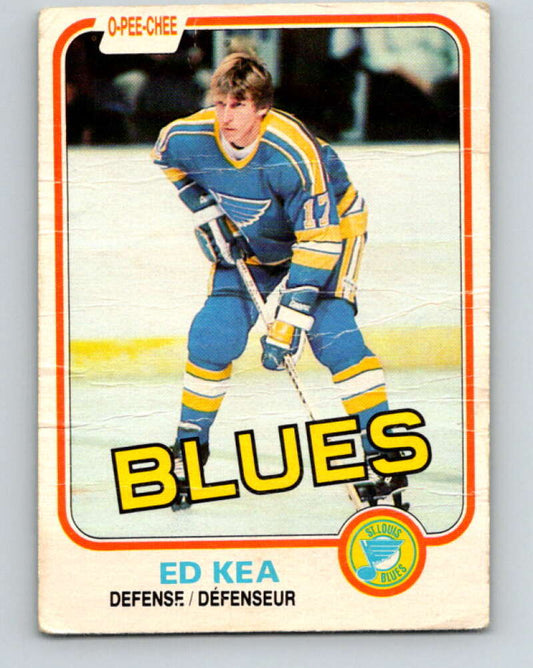 1981-82 O-Pee-Chee #294 Ed Kea  St. Louis Blues  V31561